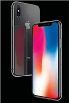  ??  ?? NEW GENERATION: The iPhone X