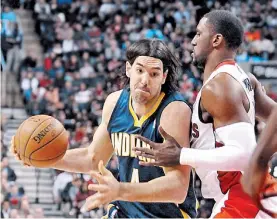  ?? REUTERS ?? Cambio. Luis Scola, contra Toronto cuando estaba en Indiana.