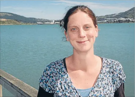  ??  ?? Educator: Rebecca Logan is the Porirua Harbour education co-ordinator.