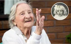  ??  ?? Bay of Islands resident Lena Walker turned 109 yesterday, and celebrated with 109 people at her Haruru Falls aged-care home. Inset, Walker (nee Wilkinson) as a toddler.