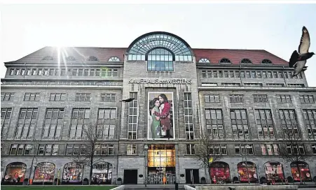  ?? ?? Das Kaufhaus Des Westens in Berlin geht für eine Milliarde Euro an die südostasia­tische Central Group