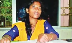  ??  ?? Teacher Itishree Pradhan whose murder has remained a mystery.
