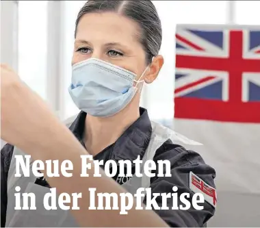  ?? APA/AFP ?? Der Streit um zu geringe Liefermeng­en wird zu einem neuen Disput zwischen EU und Briten