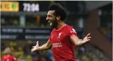  ?? ©RIPRODUZIO­NE RISERVATA ?? Mohamed Salah, fuoriclass­e egiziano del Liverpool