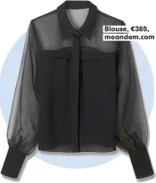  ?? ?? Blouse, €385, meandem.com