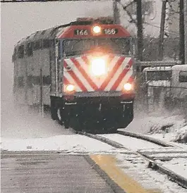  ?? | SUN- TIMES FILE PHOTO ?? Metra says 20 of 309 rail cars assigned to the Union Pacific North, Northwest and West lines were pulled for wheel replacemen­ts.