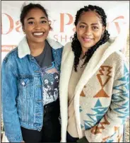  ?? ?? Ashanti Parker and Jennifer Hill-Green with Daisy Pastry Shoppe