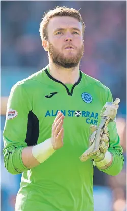  ?? Picture: SNS Group. ?? St Johnstone keeper Zander Clark believes the Perth club will benefit from a longer summer break.