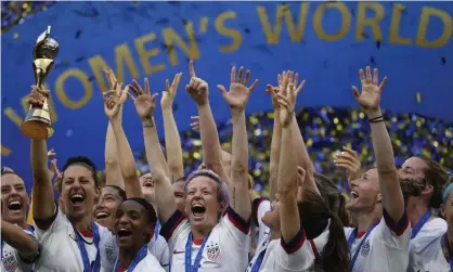  ?? Photograph: Christophe Simon/AFP via Getty Images ?? The USA celebrate victory in the final of the 2019 FIFA Women’s World Cup