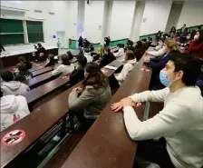  ?? (Photo Frantz Bouton) ?? Cette année, «  % des étudiants pourront être accueillis sur site », assure Frédérique Vidal.