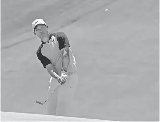  ??  ?? Paul Casey shot a seesaw 1-under-par 71 on Friday to stay in the mix for the U.S. Open title.