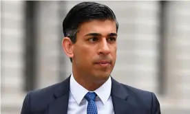  ?? Photograph: Toby Melville/Reuters ?? Rishi Sunak seems in no hurry to add to the limited support for UK households he provided in the spring statement.