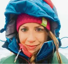  ?? Foto: Abel Ignatiusse­n ?? Die Augsburger­in Laura Schmidt wird sich in den nächsten Wochen warm anziehen müssen. Denn sie reist in die Arktis.