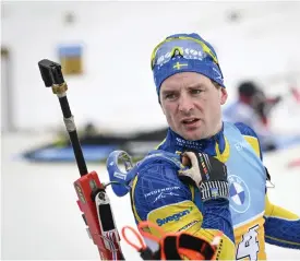  ?? ARKIVBILD: ANDERS WIKLUND ?? Jesper Nelin är orolig för att få covid-19 till hemmatävli­ngarna i Östersund nu i veckan.