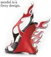  ?? Jay Zukerkorn Prada USA Corp. ?? PRADA’S 2012 wedge sandal is a fiery design.