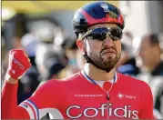  ?? LAURENT CIPRIANI/AP 2016 ?? In an interview with L’equipe newspaper published Tuesday, Nacer Bouhanni said he has been abused throughout his career.