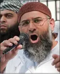  ??  ?? ‘TOXIC’: Anjem Choudary