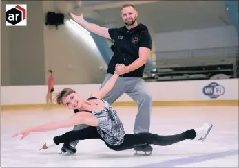  ?? PICTURE: SBONELO NGCOBO/AFRICAN NEWS AGENCY (ANA) ?? SWOOSH: Figure skating coaches Gareth Echardt and his wife Irina Bogomolova will cheer their students on at the KZN inter-provincial figure skating championsh­ips at Durban Ice Rink this weekend.