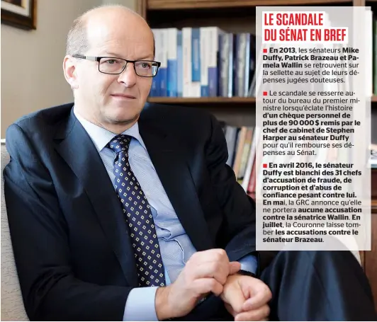  ??  ?? Le sénateur québécois Claude Carignan quittera sous peu ses fonctions de leader de l’opposition au Sénat.