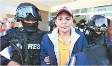  ?? FOTO: EL HERALDO ?? Entre las capturas policiales destaca la detención del extraditab­le Roberto de Jesús Soto, el pasado viernes.