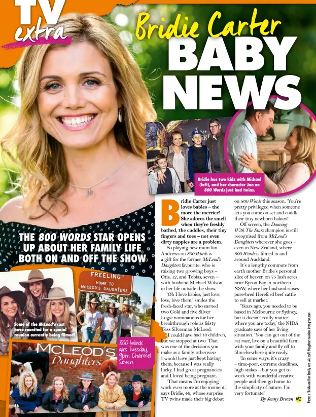 800 Words’ Bridie Carter talks about her life on and off the hit show