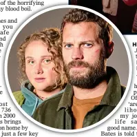  ?? ?? HEROIC: Toby Jones takes on the Post Office. Left: Danielle Macdonald and Jamie Dornan