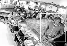  ?? AFP photo ?? A handout CCTV picture released by the Metropolit­an Police Service (MPS) and shown in court during the trial shows Osborne at a public house on the outskirts of Cardiff in south Wales on June 17, 2017. —