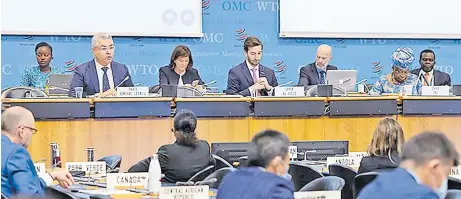  ?? Picture: WORLD TRADE ORGANIZATI­ON ?? World Trade Organizati­on members edge closer to fisheries subsidies agreement.
