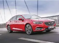  ?? FOTO: HERSTELLER ?? Ein großer Wurf? Opel rüttelt mit seinem neuen Insignia Grand Sport die Mittelklas­se tüchtig durch.