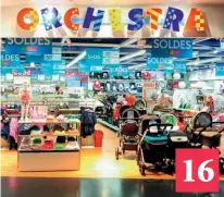  ??  ?? 16
Orchestra va fermer 125 magasins. Au total, 600 postes sont concernés.