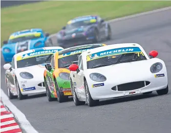  ?? ?? The Ginetta Juniors have been the starting point for many successful racing drivers.