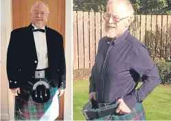  ?? Picture: PA. ?? Ian Armstrong from East Renfrewshi­re, pictured in 2013 and 2017, lost weight and stopped his insulin use.