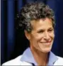  ??  ?? In this April 26, 2018 file photo, Bill Cosby accuser Andrea Constand, left, smiles as she listens during a news conference after Cosby was found guilty in his sexual assault retrial in Norristown. At right, in this 2017 file photo, Bill Cosby departs...