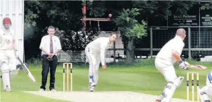  ?? Picture: Robert Parry Jones ?? Gerallt Roberts took five wickets for Menai Bridge against Hawarden Park