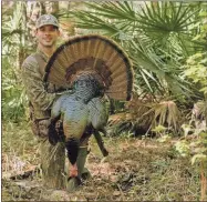  ?? Contribute­d ?? Farrior is a long-time turkey hunter, passionate about not only the hobby, but also the species and conservati­on.