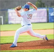  ?? Courtney Couey, Ringgold Tiger Shots ?? Robbie Bates gets ready to deliver a pitch. The Tigers entered the new week at 10-0 in Region 6-AAA play going into a twogame series with Adairsvill­e.