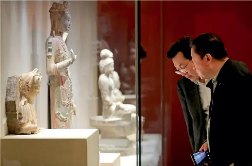  ??  ?? The Splendor of Asia – An Exhibition of Asian Civilizati­ons starts at the National Museum of China on May 13, 2019.