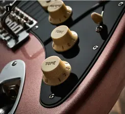  ??  ?? This pull switch introduces the neck pickup to the bridge (position 1 on the five-way) and also to the bridge/middle mix (position 2). Many will know this as the ‘Seven Sound’ mod 1