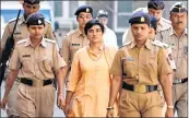  ??  ?? File photo of Sadhvi Pragya on her way to court
