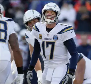  ?? File photo ?? Before signing 38-year-old quarterbac­k Philip Rivers, above, Indianapol­is Colts coach Frank Reich wanted to review the game tape from Rivers’ up-and-down season with the Chargers.