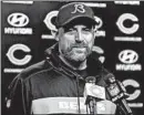  ?? JOHN J. KIM/CHICAGO TRIBUNE ?? It’s easy to like Bears coach Matt Nagy — especially when the team is winning.