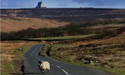  ?? Photograph: Christophe­r Thomond/The Guardian ?? Smart energy meters face a bleak reception in the North Yorks Moors around RAF Fylingdale­s.