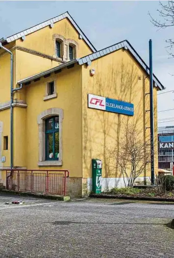  ?? Foto: Laurent Sturm ?? Das CDMH befindet sich im Bahnhofsge­bäude „Dudelange-Usines“.