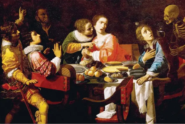  ?? NORTH CAROLINA ART MUSEUM ?? Giovanni Martinelli’nin “Ölüm Masaya Geliyor” adlı tablosu, 1635.