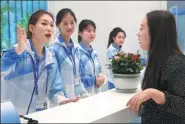  ?? FENG YONGBIN / CHINA DAILY ?? A journalist asks for informatio­n at the media center for the 18th Shanghai Cooperatio­n Organizati­on Summit in Qingdao, Shandong province, on Friday.