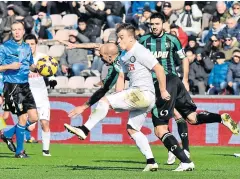  ?? AFP ?? Inter Milan’s Xherdan Shaqiri, in white.