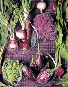  ?? DREAMSTIME / TNS ?? Many of the 2017 season’s seed catalogs are sporting pages of purple, offering everything from purple cauliflowe­r to purple sweet potatoes.