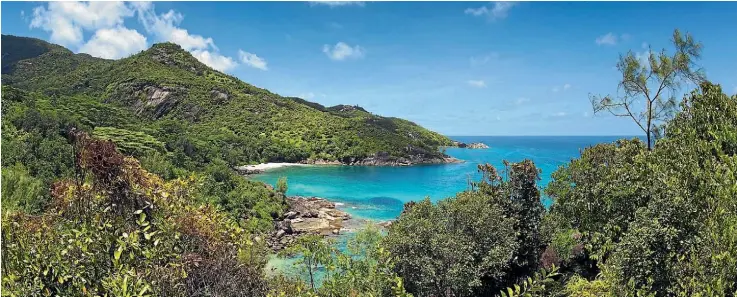  ??  ?? It’s an hour-long hike to get to the lovely little beach of Anse Major but it’s worth the effort.