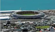  ?? PHOTO: ROSS GIBLIN/ FAIRFAX NZ ?? Westpac Stadium - only a committee could come up with an event centre so joyless. Only a penny-pinching committee would make it roofless in this city of eternal cold, wind and rain.