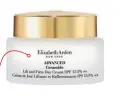  ?? ?? MAJA DE DÍA
Advanced Ceramide Lift and Firm de día, en textura crema clásica, de Elizabeth Arden (104 €).